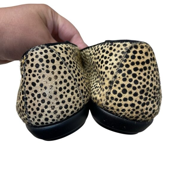 Aerosoles Betunia Slip-On Loafer with Memory Foam Spotted Tan Size 10 Cowhair - Picture 5 of 9